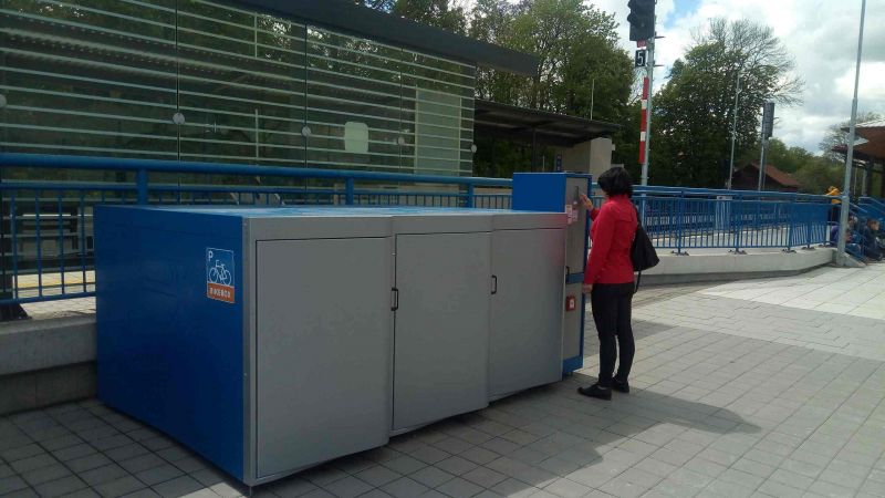 Bike Box - Třebíč, nádraží ČD